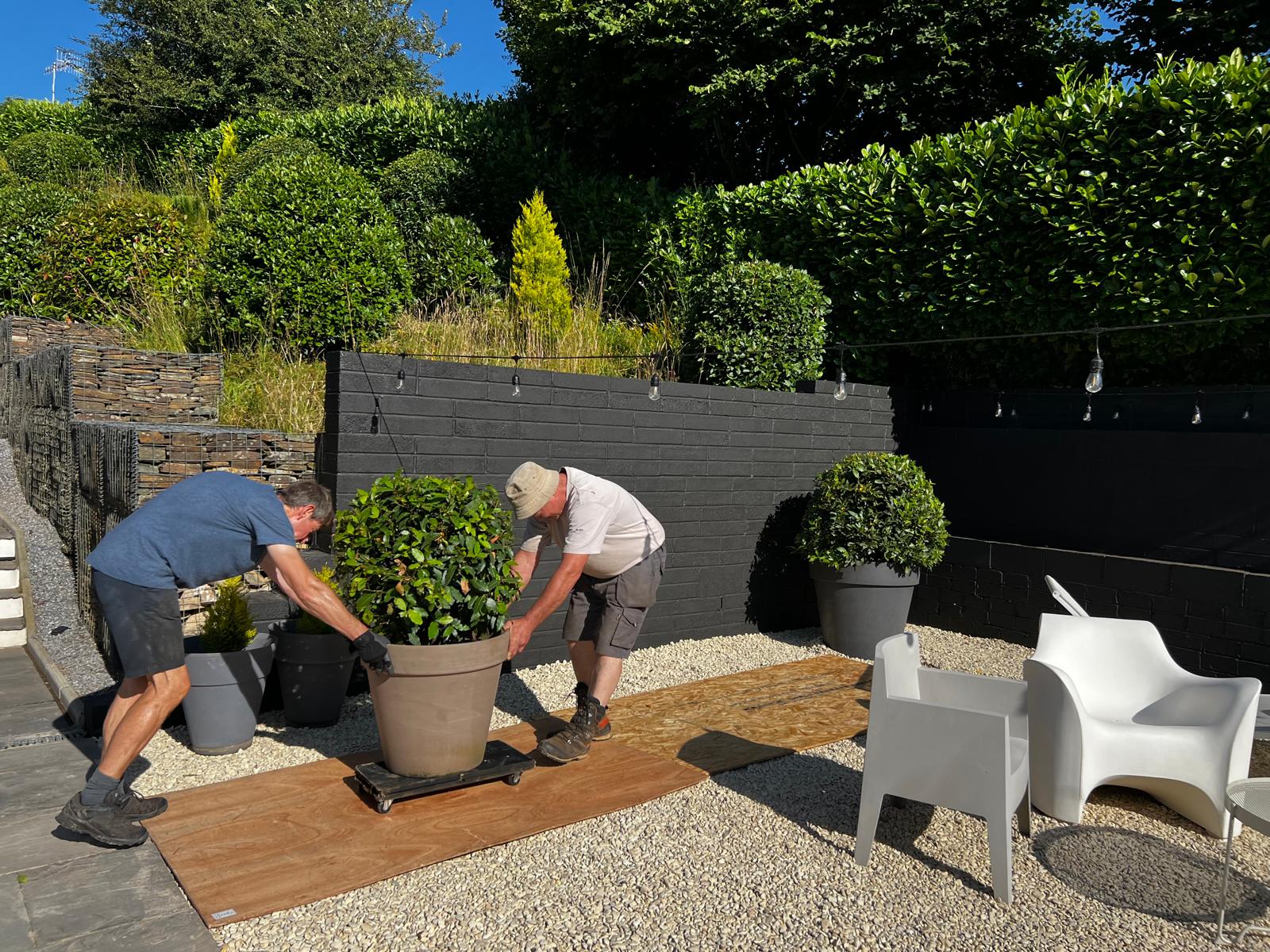 After Gardening Work