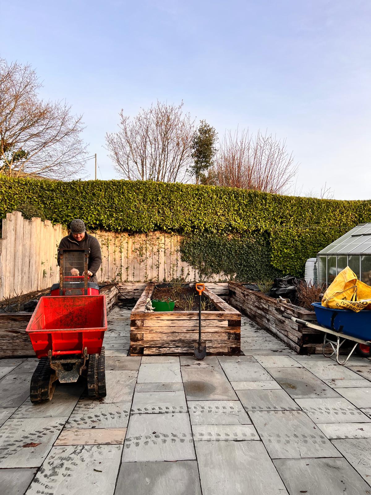 After Gardening Work